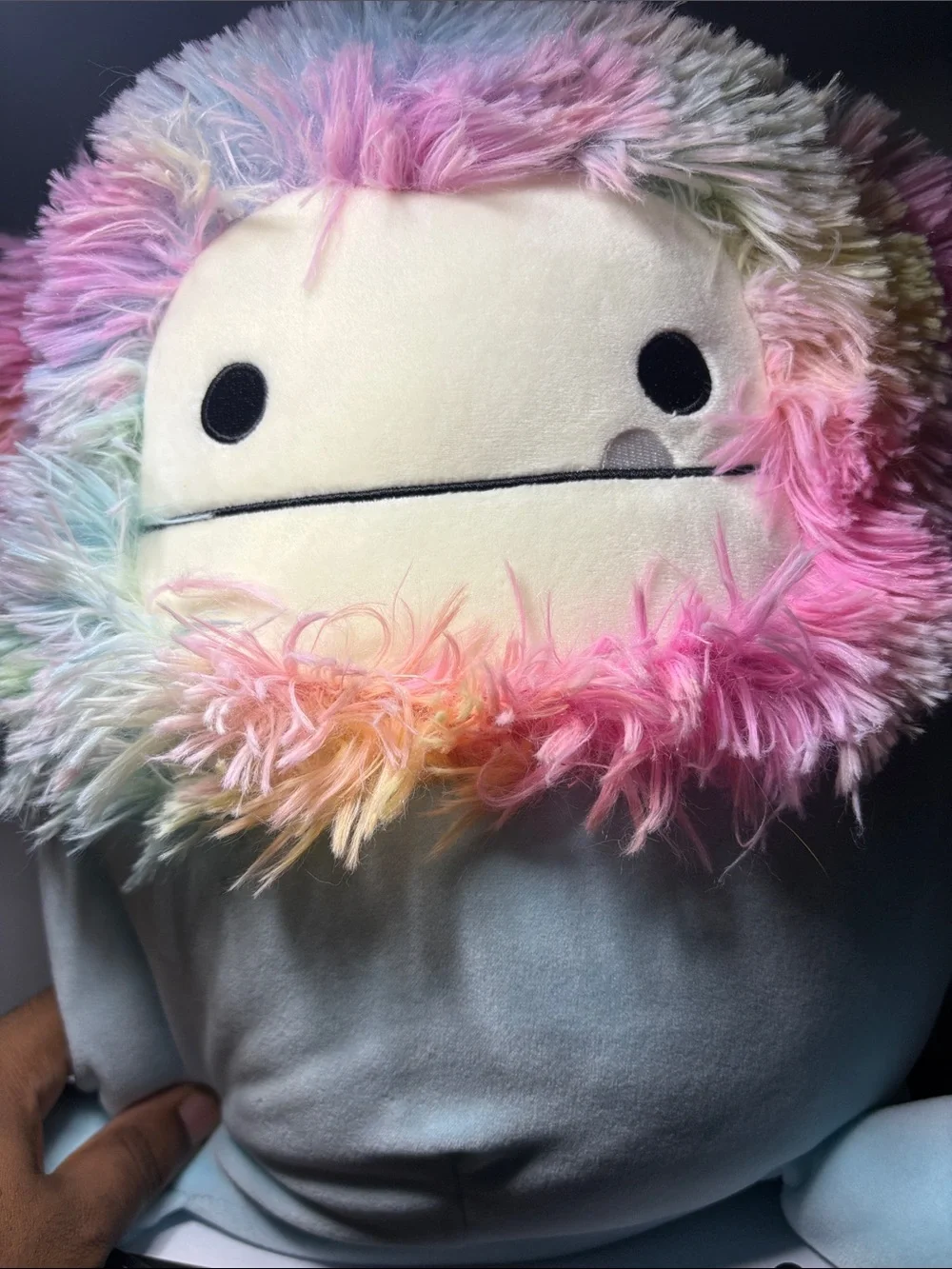 Zozo the Bigfoot Fuzzy-Head Blue Body Squishmallow Toy BEE HAPPY🐝 - Picture 8 of 10
